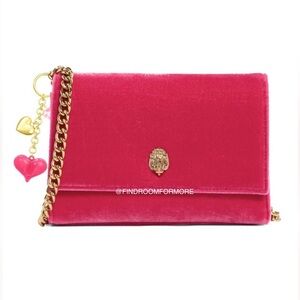 Kurt Geiger London Velvet Clutch Crossbody